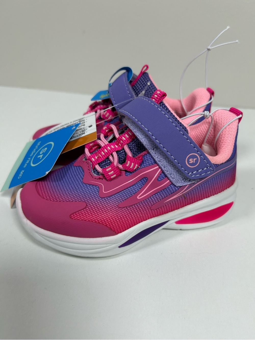 Stride Rite Little Kids Light Up Sneakers Pink / Purple Toddler